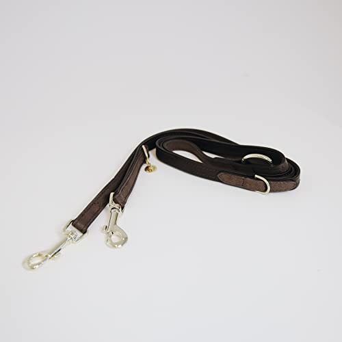 Kentucky Dogwear Velvet Leather Dog Lead Hundeleine 2 m, Farbe:braun von Kentucky