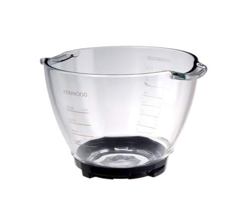 Kenwood Chef Glas-Rührschüssel AT550, Zubehör für Kenwood Küchenmaschinen der KVC-Serien 3, 5 und 7, único, Sonstige von Kenwood