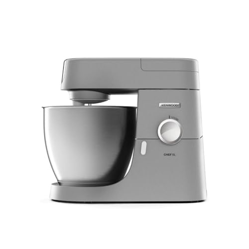 KENWOOD KVL4170S Chef XL 6.7L Mixer Gebäckroboter + Metallhacker - Farbe Silber von Kenwood