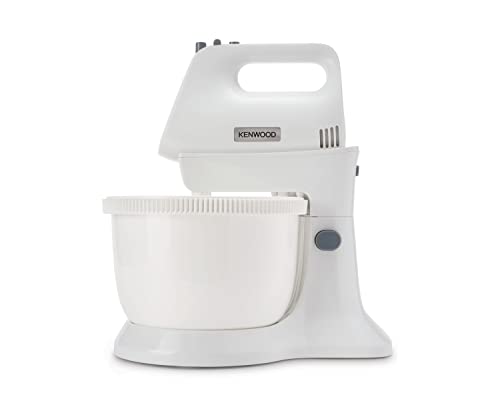 Kenwood Chefette Lite HMP32.A0WH - Handmixer und Küchenmaschine in einem, 3,4 l Schüssel, 5 Geschwindigkeiten und Turbo-Funktion, 450 Watt, Weiß Kenwood Chefette Lite HMP32.A0WH - Handmixer und Küchenmaschine in einem, 3,4 l Schüssel, 5 Geschwindigkeiten und Turbo-Funktion, 450 Watt, Weiß von Kenwood