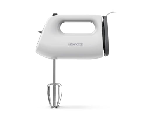 Kenwood QuickMix Lite HMP10.00WH Handmixer, Handrührgerät mit SureEject-Entriegelung und Kabelaufwicklung, inkl. Doppenschneebesen, 300 Watt Motor, Weiß von Kenwood