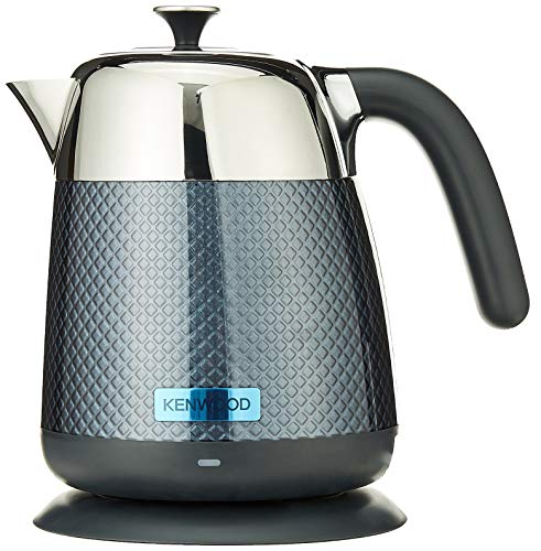 Kenwood Mesmerine ZJM810BK Design-Wasserkocher, 1,6 l, 3 kW Kochen, interne Wasserstandsanzeige, Basis 360, Schwarz Stardust von Kenwood