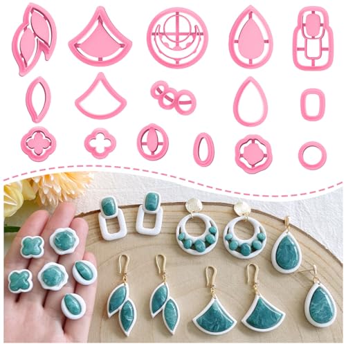 Keoker Embedded Clay Cutters - Polymer Clay Jewelry Making Tools, Earring Cutters Keoker Embedded Clay Cutters - Polymer Clay Jewelry Making Tools, Earring Cutters von Keoker