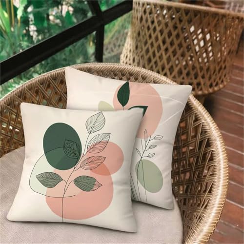 Kissenbezug 40x40 Grün, Einfach Deko Schlafzimmer Sitzkissen, Leinen Outdoorkissen, Wasserdichte Atmungsaktiv Kissenhüllen, Bett Wohnzimmer Gartenkissen Sofakissen, Sommer Herbst Familie Dekor D-298 Kissenbezug 40x40 Grün, Einfach Deko Schlafzimmer Sitzkissen, Leinen Outdoorkissen, Wasserdichte Atmungsaktiv Kissenhüllen, Bett Wohnzimmer Gartenkissen Sofakissen, Sommer Herbst Familie Dekor D-298 von Keoxco