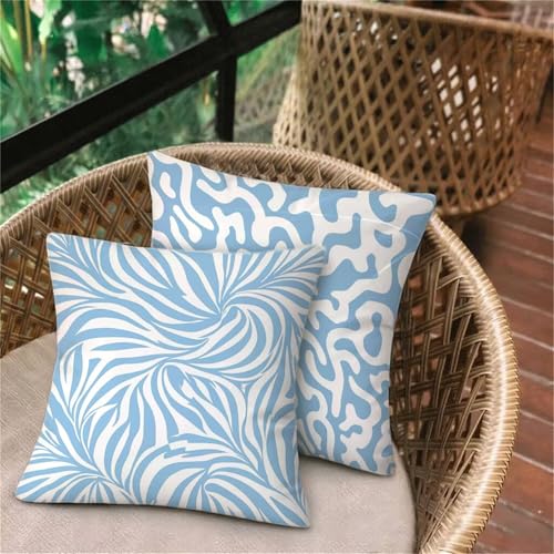 Kissenbezug 60x60 Einfache Farbe, Einfach Deko Schlafzimmer Sitzkissen, Leinen Outdoorkissen, Wasserdichte Atmungsaktiv Kissenhüllen, Wohnzimmer Gartenkissen Sofakissen, Familie Dekor (2er Set) D-403 von Keoxco