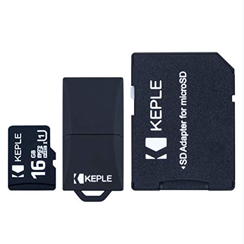 16GB Micro SD Speicherkarte | MicroSD Class 10 Kompatibel mit Go Pro Gopro Hero 3, 4, 5, Session | Drift Stealth 2, Contour Roam 3, Veho Muvi K2 NPNG Action Camera | 16 GB von Keple