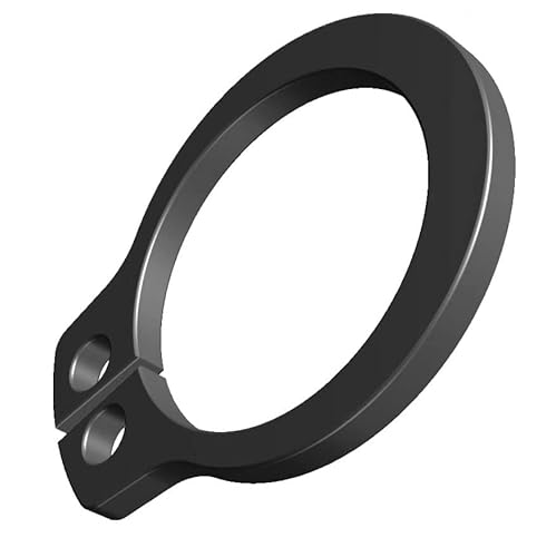 17 mm Seegerring, externe Sicherungsring C-Clips, Hochbelastbare Sicherungsringe, Sprengring aus Kohlenstoffstahl mit schwarzer Phosphatierung, DIN471 Cliphalterung mit Grifflöchern (pack of 10) von Keple