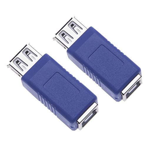 2 Stück USB 2.0 Buchse auf Drucker B Buchse Adapter USB Weiblich Druckerwechsler Koppler Verbindungsstück Kurzschluss Erweiterungs Konverter Adapter für Computer, Laptops, Festplatten (2 Pack) von Keple