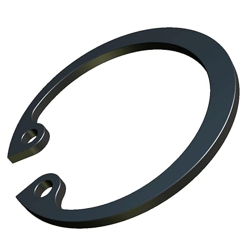 52mm Seegerring, interne Sicherungsrin C-Clips, Hochbelastbare Sicherungsringe Sprengring aus Kohlenstoffstahl mit schwarzer Phosphatierung, DIN 472-Rotorclip-Halterung mit Grifflöchern (5er-Pack) von Keple