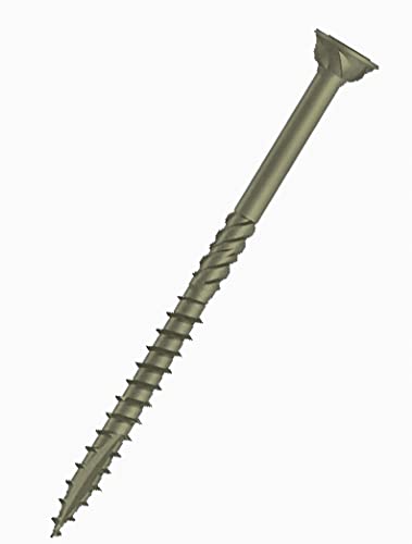 5mm Holzschrauben Selbstschneidende Universalschraube aus Kohlenstoffstahl Torx mit Hohem Korrosionsschutz C4 Mehrzweck Verwenden die Pozi Flachen Kopf (Schachtel mit 100 Stück) Größe: 5mm x 70mm von Keple