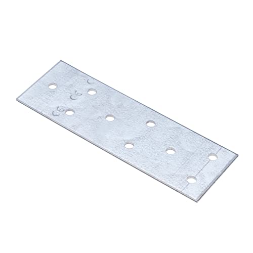 Flachverbinder Lochblech 40x100x2mm Verbindungsblech Schwere Ausbeutung Holz Universal Klammern für Holzbefestigung Verbindung Reparatur Verbinder Menhrloch-Montageplatten (10 Stück) von Keple