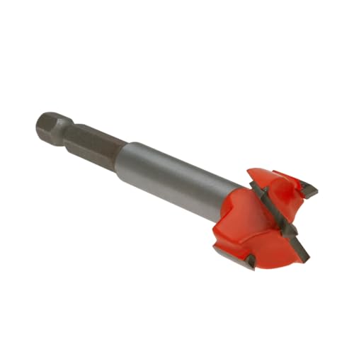 Forstnerbohrer 22mm 1PCS Holzbohrer Scharnierbohrer Astlochbohrer Zentrierspitze Holzschneider Werkzeug Set Holzarbeiten Forstner Bohrer für Holz Kunststoff Sperrholz Hartholz Wolframkarbid (22x90mm) von Keple