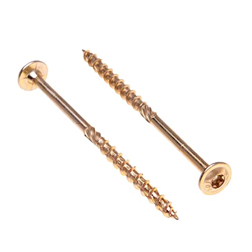 Keple Holzschrauben von 8 mm x 220 mm - Selbstschneidende Torx-Schrauben für Holz & Bahnschwellen Lange Schrauben für Holz & Holzflansche Holzschrauben zum Verbinden & Bauen Packung mit 50 Stück Keple Holzschrauben von 8 mm x 220 mm - Selbstschneidende Torx-Schrauben für Holz & Bahnschwellen Lange Schrauben für Holz & Holzflansche Holzschrauben zum Verbinden & Bauen Packung mit 50 Stück von Keple