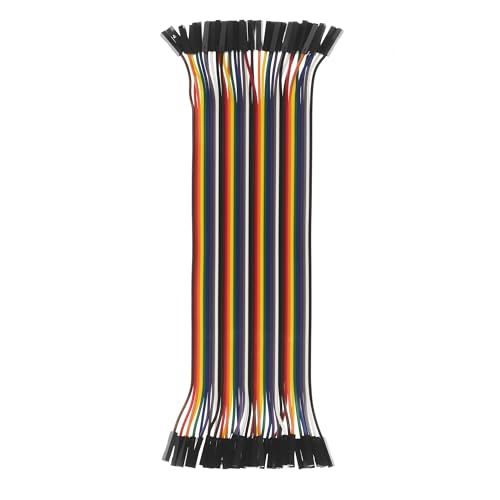 Jumper-Kabel Female to Female 20cm – Kabel 40-Pin F2F Breadboard-Jumperkabel Kompatibel mit Arduino & Dupont-Steckverbindern von Keple