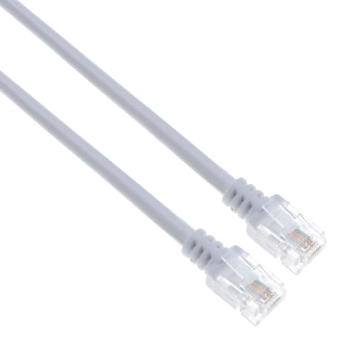Keple ADSL 2+ Hochgeschwindigkeits-Breitbandkabel RJ11 auf RJ11 4m Modemkabel für Router, Modem, Festnetz – kompatibel mit BT Microfilter – Weiß Keple ADSL 2+ Hochgeschwindigkeits-Breitbandkabel RJ11 auf RJ11 4m Modemkabel für Router, Modem, Festnetz – kompatibel mit BT Microfilter – Weiß von Keple