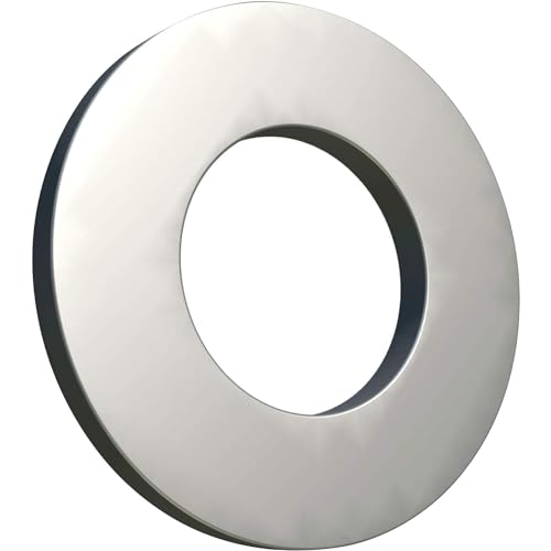 M12 Unterlegscheiben, DIN 125 ISO 7089, Verzinkter Legierter Stahl, U-Schutzblech Karosseriescheiben, Legierter Stahl, Plain Wide Round für Schrauben, Packung mit 5 Stück von Keple