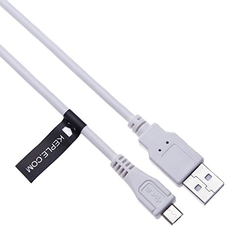 Micro USB Ladekabel Ladegerät Kabel Kompatibel mit BT Bluetooth Speaker JBL Charge 2, JBL Xtreme, JBL Flip 2, Flip 3, JBL Go, JBL Clip, Kreative MuVo Mini, Anker SoundCore, Ultra Pocket (2m Weiß) von Keple