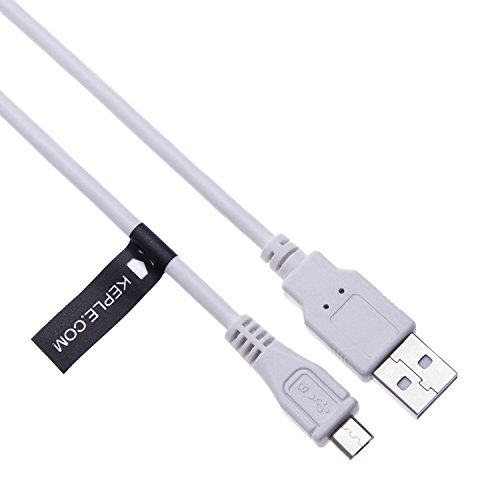 Micro USB Ladekabel Ladegerät Kabel Kompatibel mit BT Bluetooth Speaker JBL Flip 2, JBL Flip 3, JBL Clip, JBL Lade 2, JBL Pulse 2, JBL Xtreme, JBL Go Ultra Bluetooth Portable Lautsprecher (0,5 m Weiß) von Keple