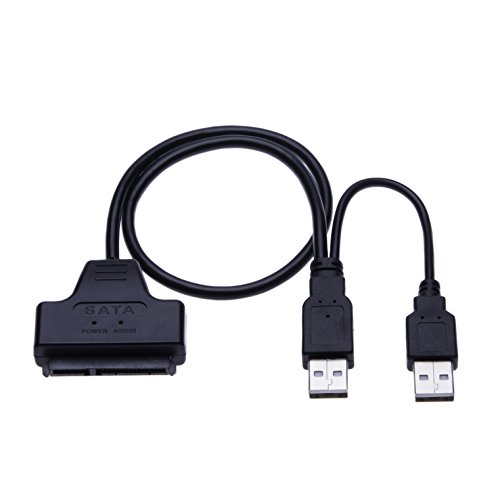 SATA 22 Pin 2.5 6,3 cm Kabel Kompatibel mit Seagate Fujitsu WD Western Digital Samsung Vertex Toshiba Hitachi Kingston IMATION IBM HGST Lenovo HP Cisco ADATA Dell HDD SSD von Keple