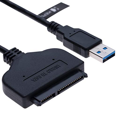 SATA 3 (3.0) auf USB Kabel SSD HDD 2.5" Hard Disk Drive Festplattenlaufwerk UASP Datenadapter Kompatibel Mit Laptop Playstation 4 PS4 Xbox One WD Kingston Samsung EVO Seagate Toshiba 1TB 2TB von Keple