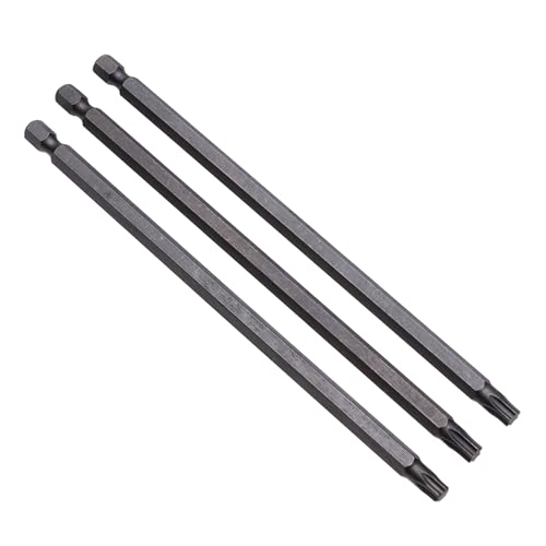 TX 30 Langer Torx-Bit, 30mm x 350mm extra-lang, magnetisch, Sicherheits-Schraubendreher, geschmiedeter S2 Stahl Torx-Kopf, sternförmige Spitze, für Bohrfahrer & elektr. Schraubendreher (3 Stk.) von Keple