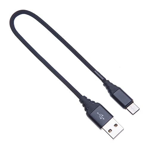 Typ C Kabel Schnellladung Kurz Schnellladung Nylon Geflochten Ladekabel Kompatibel mit Xiaomi Mi A1 / Mi A2, Mi Mix 3 / Mi Mix 2, Mi 8/8 Pro / 8 Lite / Mi 6 | USB C High Speed Leads 0,3 m von Keple