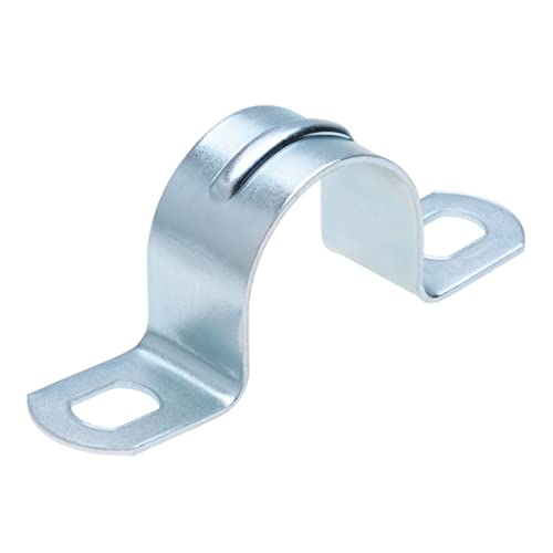 U-Typ-Rohrhalterung für 1.9 cm Durchmesser Rohr, Ankerschelle, Rohrsattelschellen, Griffschelle, U-förmige Halbrohrverschraubungen für Rohre, Kabel, Gartenschläuche (15 Stück) von Keple