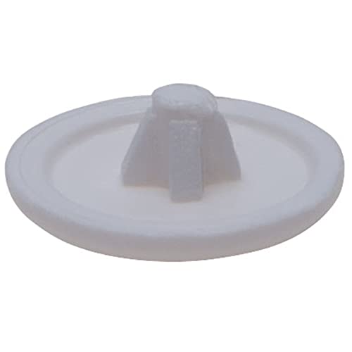 Weißer Kunststoff Сap Сovers for Screw with Phillips, Pozidriv, Square-X Head Cover Screw Caps Plastic for Screw Self Tapping Screws (Packung mit 100 Stück) Größe - 12mm von Keple