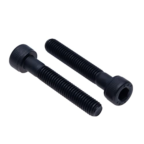 Zylinder Hex Kopfschrauben M8X40 (Packung mit 10 Stück) Stahlsorte 10.9 Hexagon Steckdose Inbusschlüssel Schraube Faden Verbindungselemente Zylindrisch Schwerlast Zertifizierter DIN912 (10mm x 40mm) von Keple