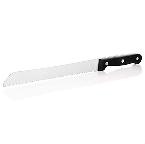Kerafactum Brotmesser mit Wellenschliff extra scharfes Brot Messer | Brotsäge ein Sägemesser mit gehärteter und geschliffene Klinge | Spülmaschinen geeignet Bread Knife auch für Hotellerie von Kerafactum