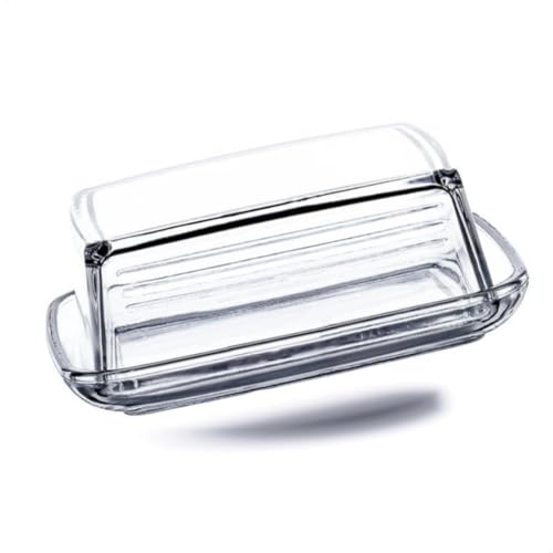 Kerafactum Butterdose aus Glas hochwertige klassische Dose Butterschale Butterbox mit Deckel Butterglocke für beste Butter Käse transparent rechteckig Aromadeckel Butterbehälter spülmaschinenfest Kerafactum Butterdose aus Glas hochwertige klassische Dose Butterschale Butterbox mit Deckel Butterglocke für beste Butter Käse transparent rechteckig Aromadeckel Butterbehälter spülmaschinenfest von Kerafactum