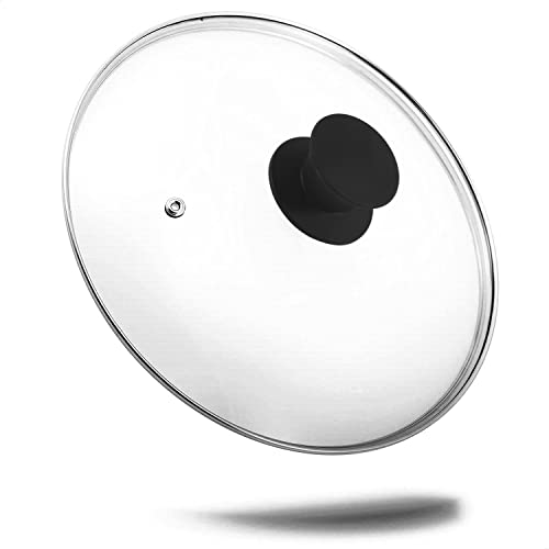 Kerafactum Topfdeckel Pfannendeckel Glas Deckel Ø 12cm spülmaschinenfest Universaldeckel für Topf Bratpfanne Kasserolle Qualitätsglas runder Glasdeckel Dampfloch hitzefester Silikon Griff Dark Kerafactum Topfdeckel Pfannendeckel Glas Deckel Ø 12cm spülmaschinenfest Universaldeckel für Topf Bratpfanne Kasserolle Qualitätsglas runder Glasdeckel Dampfloch hitzefester Silikon Griff Dark von Kerafactum