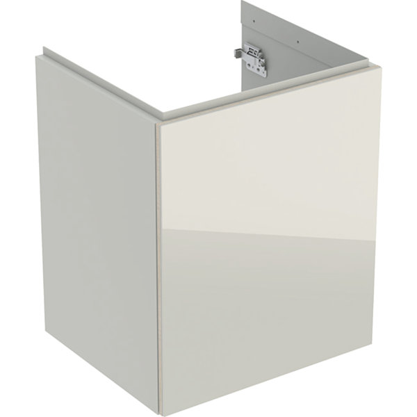 Geberit Acanto Handwaschbecken-Unterschrank 500608, 446x534x376mm, Farbe (Front/Korpus): Glas Sand / Sand matt lackiert von Keramag GmbH