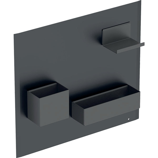 Geberit Acanto Magnetwand Set 500649, 499x388x75mm, Farbe: Schwarz Matt von Keramag GmbH