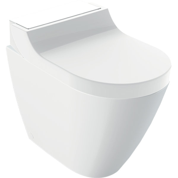 Geberit AquaClean Tuma Comfort WC-Komplettanlage, Stand-WC, Farbe: Glas Weiß von Keramag GmbH