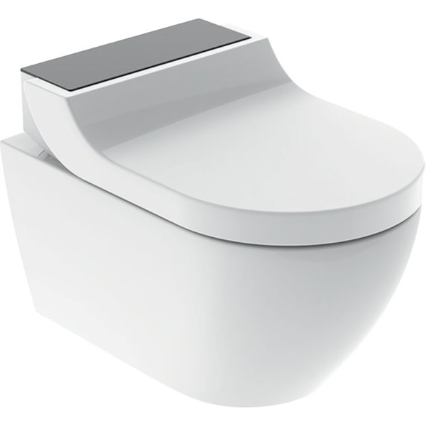 Geberit AquaClean Tuma Comfort WC-Komplettanlage, UP, Wand-WC, Farbe: Glas Schwarz von Keramag GmbH