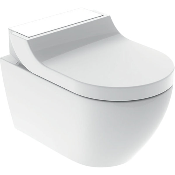 Geberit AquaClean Tuma Comfort WC-Komplettanlage, UP, Wand-WC, Farbe: Glas Weiß von Keramag GmbH