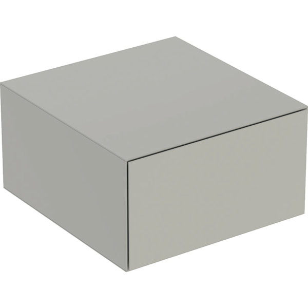 Geberit ONE Seitenschrank mit einer Schublade, 45x24,5x47cm, 505.078.00, Farbe: greige lackiert matt von Keramag GmbH