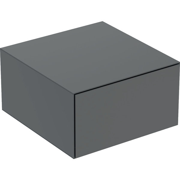 Geberit ONE Seitenschrank mit einer Schublade, 45x24,5x47cm, 505.078.00, Farbe: lava lackiert matt von Keramag GmbH