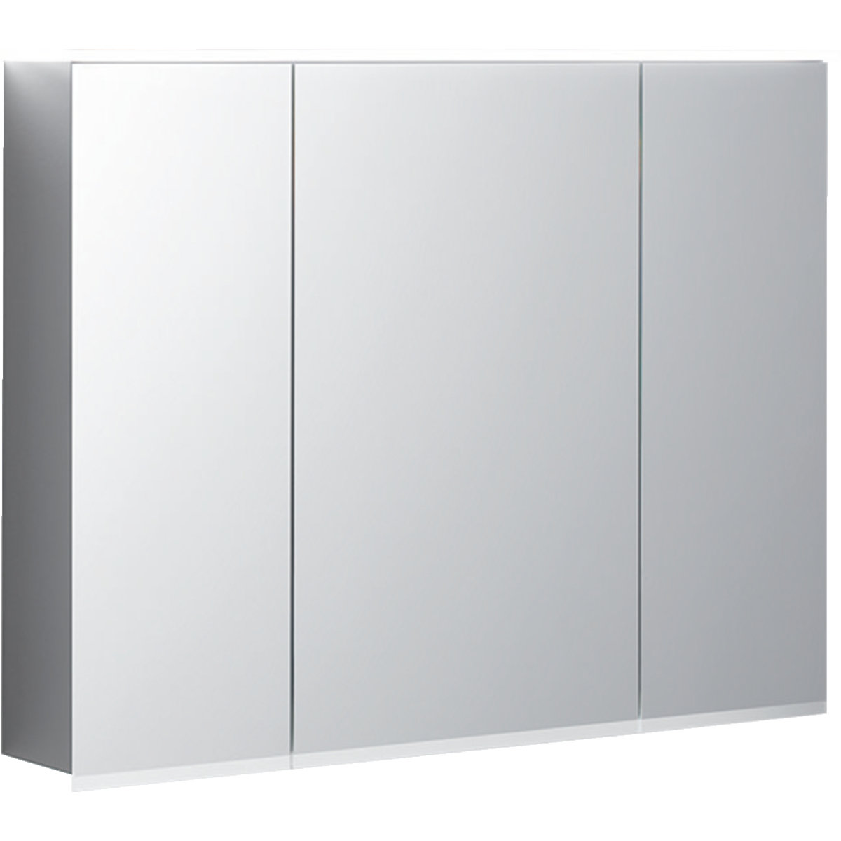 Geberit Option Plus Spiegelschrank mit Beleuchtung, drei Türen, Breite 90 cm, 500594001 von Keramag GmbH