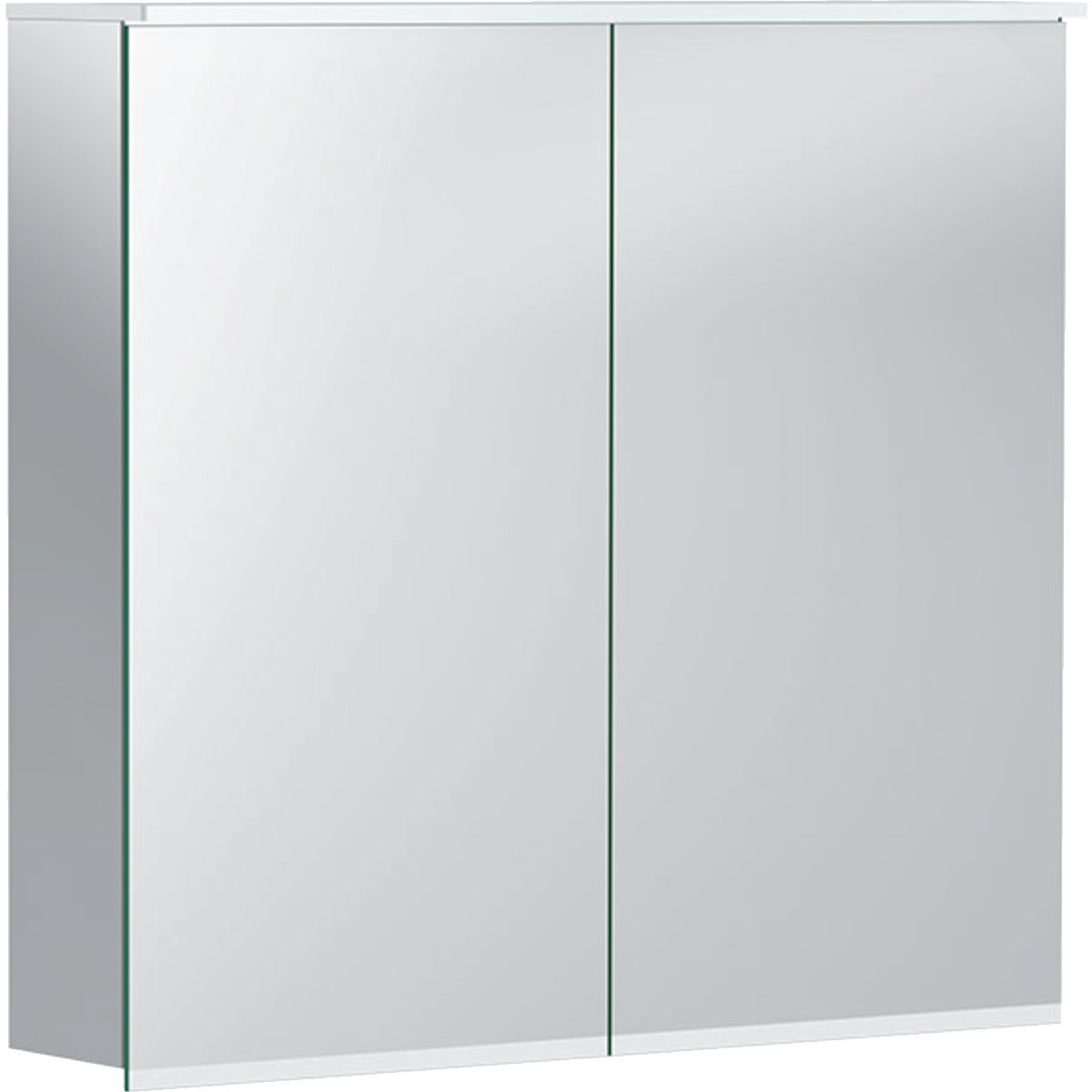 Geberit Option Plus Spiegelschrank mit Beleuchtung, zwei Türen, Breite: 75 cm, 500206001 von Keramag GmbH