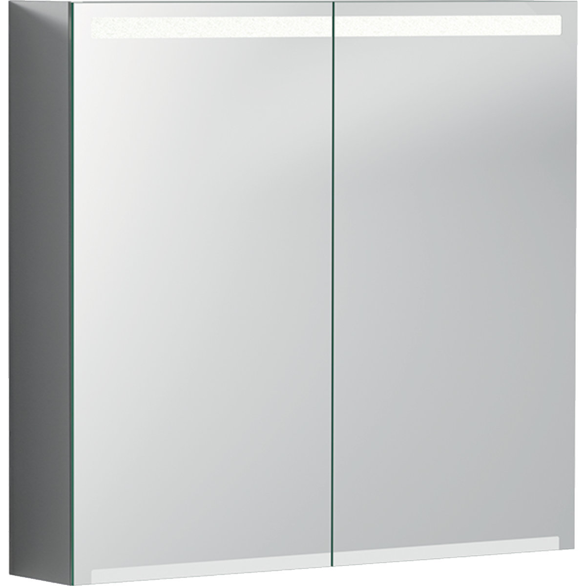 Geberit Option Spiegelschrank mit Beleuchtung, zwei Türen, Breite 75 cm, 500205001 von Keramag GmbH