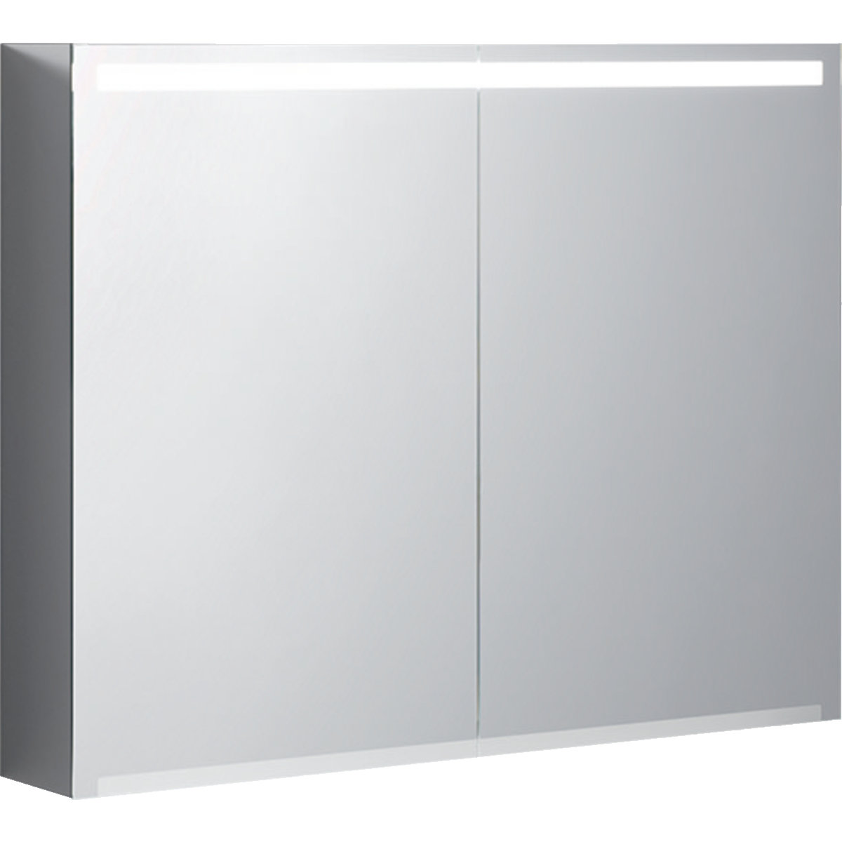 Geberit Option Spiegelschrank mit Beleuchtung, zwei Türen, Breite 90 cm, 500583001 von Keramag GmbH