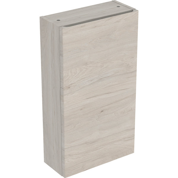 Geberit Renova Plan Hängeschrank mit 1 Tür, 39x76x17cm, 501920, Farbe: Nussbaum hickory hell / Folie strukturiert von Keramag GmbH