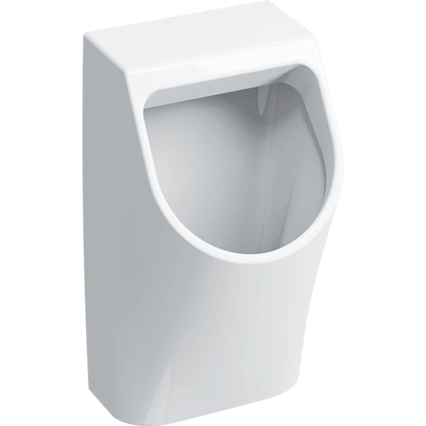 Geberit Renova Plan Urinal Zulauf von hinten, Abgang nach hinten, 235100, Farbe: Weiß, mit KeraTect von Keramag GmbH