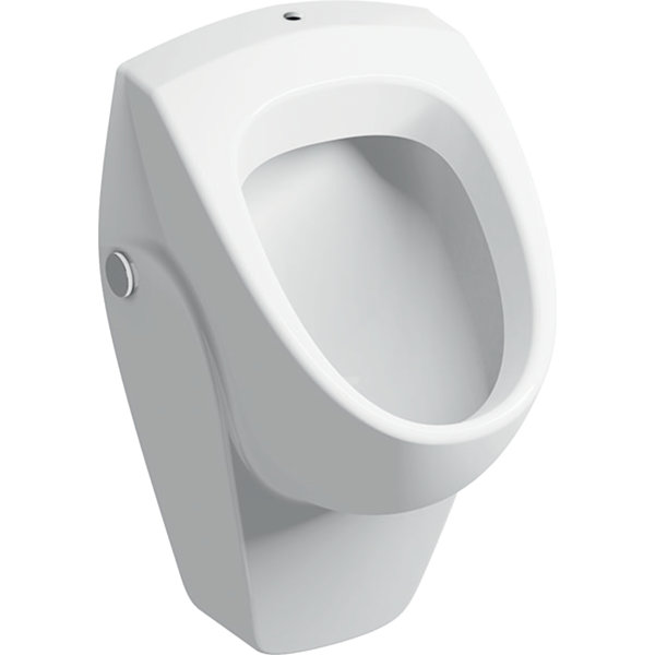 Geberit Renova Urinal Zulauf von oben, Abgang nach hinten oder unten, 235200, Farbe: Weiß, mit KeraTect - 235200600 von Keramag GmbH