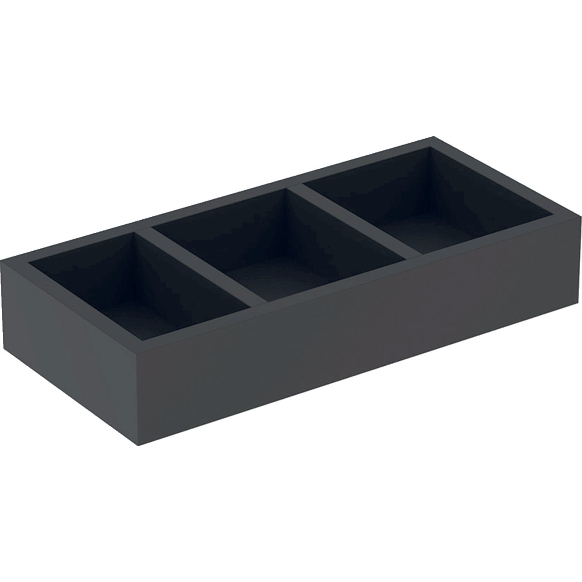 Geberit Smyle Square Schubladeneinsatz, 500677, 32,3x5,9x15 cm, H-Unterteilung von Keramag GmbH