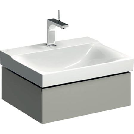 Geberit Xeno 2 Waschtischunterschrank 500.505. 580x220x462mm, 1 Schublade, Farbe: Greige Lack matt von Keramag GmbH