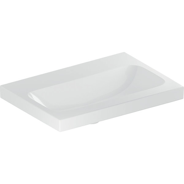 Geberit iCon Light Waschtisch, 60 cm x 42 cm, ohne Hahnloch, ohne Überlauf,501841, Farbe: Weiß von Keramag GmbH