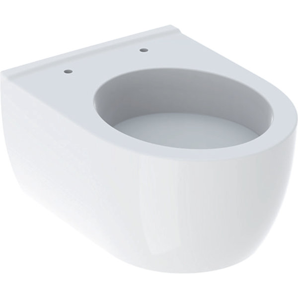 Geberit iCon Tiefspül WC, verkürzte Ausladung, 6l, wandhängend, weiß 204030, geschlossene Form, Farbe: Weiß, mit KeraTect von Keramag GmbH